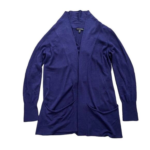 Eileen Fisher Cardigan Sweater Women Small Petite 100% Wool Open‎ Front - Picture 1 of 6